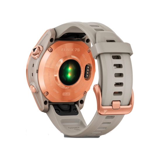 Спортивные часы Garmin Fenix 7S Solar Rose Gold with Light Sand Band  - цена, характеристики, отзывы, рассрочка, фото 3