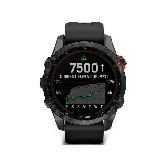 Спортивные часы Garmin Fenix 7S Solar Slate Gray with Black Band - цена, характеристики, отзывы, рассрочка, фото 4