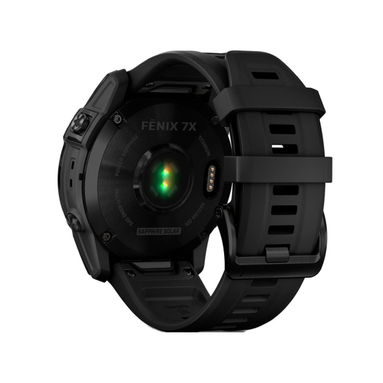Спортивний годинник Garmin Fenix 7X Sapphire Solar Black DLC Titanium w. Black Band - ціна, характеристики, відгуки, розстрочка, фото 4