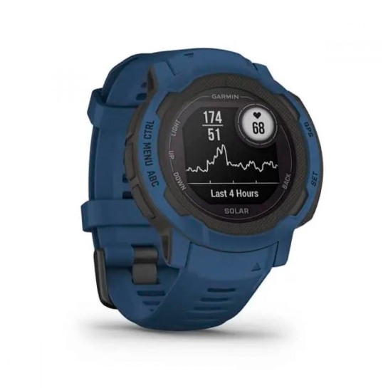 Спортивний годинник Garmin Instinct 2 Solar Tidal Blue - ціна, характеристики, відгуки, розстрочка, фото 2