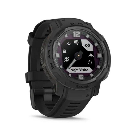 Спортивний годинник Garmin Instinct Crossover Solar Tactical Edition Black - ціна, характеристики, відгуки, розстрочка, фото 4