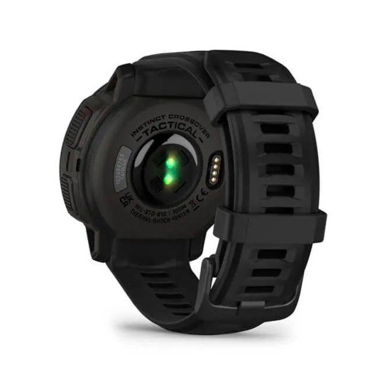 Спортивний годинник Garmin Instinct Crossover Solar Tactical Edition Black - ціна, характеристики, відгуки, розстрочка, фото 5