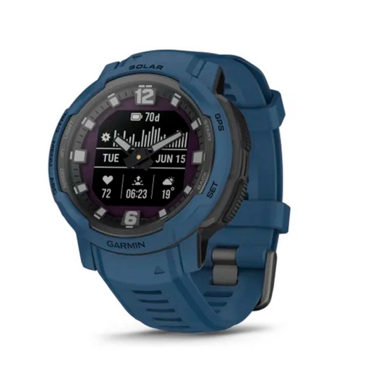 Спортивные часы Garmin Instinct Crossover Solar Tidal Blue - цена, характеристики, отзывы, рассрочка, фото 1