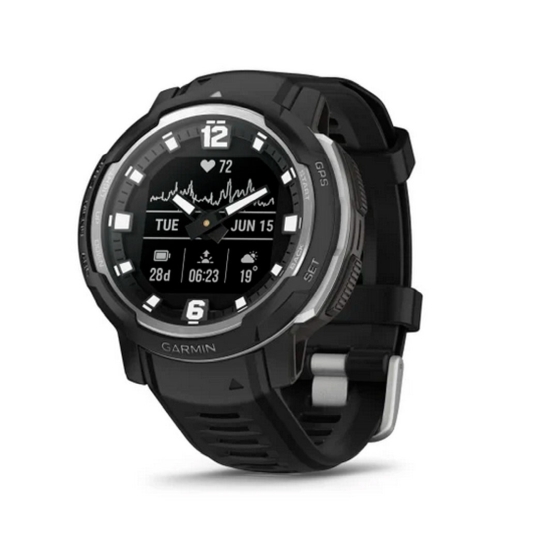 Спортивные часы Garmin Instinct Crossover Standard Edition Black - цена, характеристики, отзывы, рассрочка, фото 1