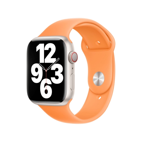Ремінець Apple Sport Band for Apple Watch 38mm/40mm/41mm Bright Orange - цена, характеристики, отзывы, рассрочка, фото 1