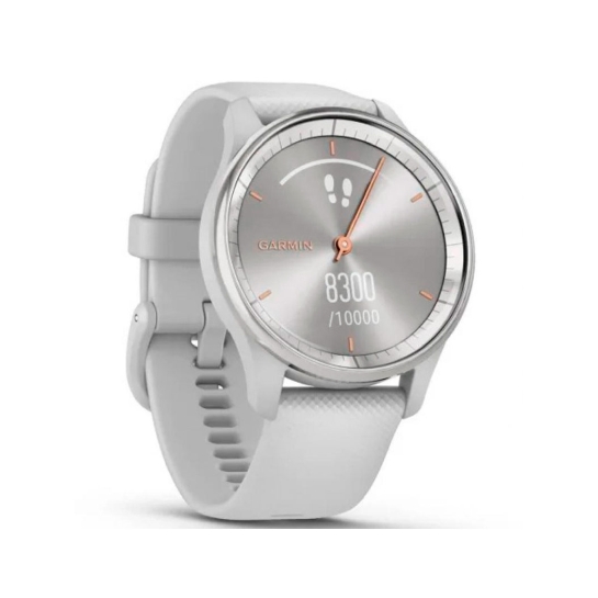 Спортивные часы Garmin Vivomove Trend Silver S. Steel Bezel w. Mist Gray Case and S. Band - цена, характеристики, отзывы, рассрочка, фото 3