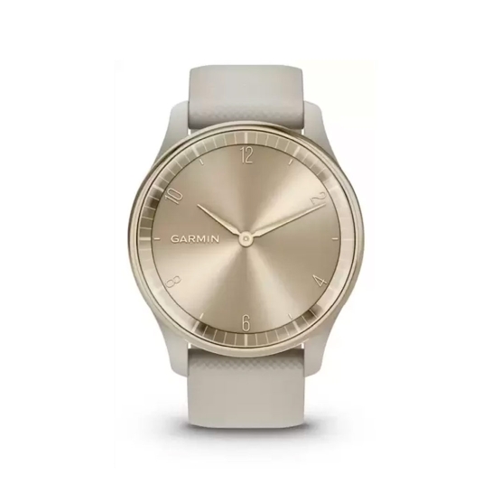 Спортивные часы Garmin Vivomove Trend Cream Gold S. Steel Bezel w. F. Gray Case and S. Band - цена, характеристики, отзывы, рассрочка, фото 2