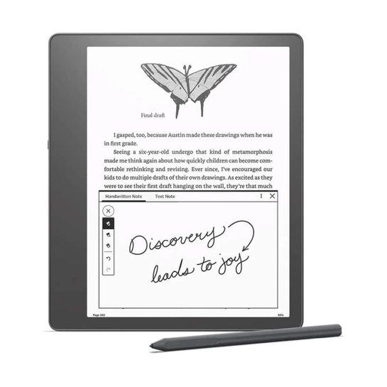 Електронна книга Amazon Kindle Scribe 16Gb with premium pen Tungsten - ціна, характеристики, відгуки, розстрочка, фото 1