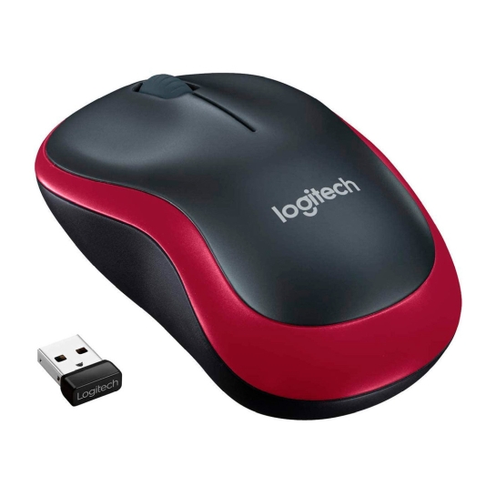 Миша Logitech M185 Wireless Mouse Red - ціна, характеристики, відгуки, розстрочка, фото 3