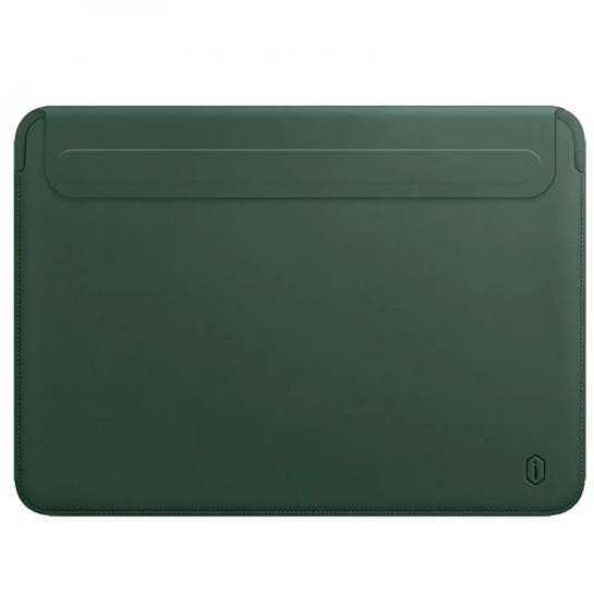 Чохол Wiwu Skin Pro II Leather Sleeve Case for MacBook Pro 16,2" Green - ціна, характеристики, відгуки, розстрочка, фото 1