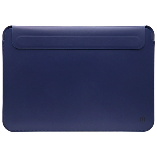 Чехол Wiwu Skin Pro II Leather Sleeve Case for MacBook Pro 16,2" Navy Blue