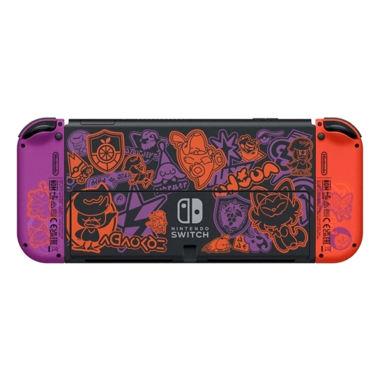 Ігрова консоль Nintendo Switch OLED with Pokemon Scarlet & Violet Edition - ціна, характеристики, відгуки, розстрочка, фото 2