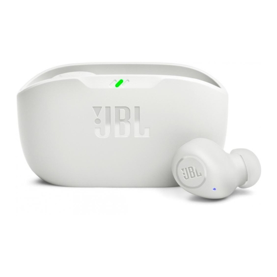 Бездротові навушники JBL Wave Buds TWS White - цена, характеристики, отзывы, рассрочка, фото 1