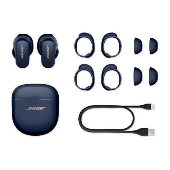 Бездротові навушники Bose QuietComfort Earbuds II Limited Edition Midnight Blue - ціна, характеристики, відгуки, розстрочка, фото 2