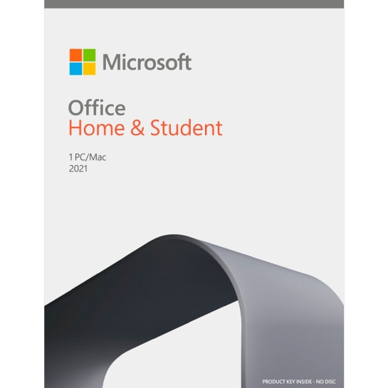 Microsoft Office Для дому та навчання 2021 для 1 ПК (Win або Mac), FPP - коробкова версія, англійська мова (79G-05393) - ціна, характеристики, відгуки, розстрочка, фото 1