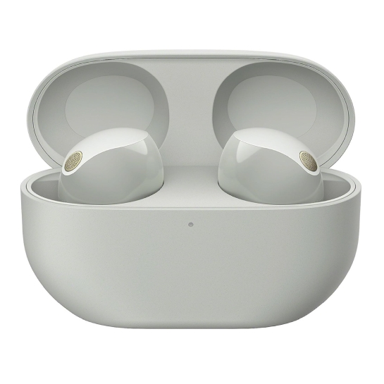 Бездротові навушники Sony WF-1000XM5 Silver - ціна, характеристики, відгуки, розстрочка, фото 1