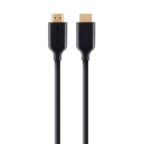 Кабель Belkin HDMI (AM/AM) High Speed 5 m Black-Gold - ціна, характеристики, відгуки, розстрочка, фото 1