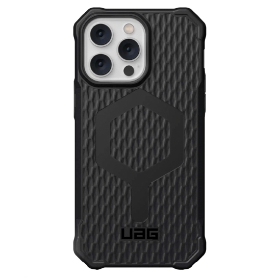 Чохол UAG Essential Armor Case for iPhone 14 Pro Max Magsafe Black - ціна, характеристики, відгуки, розстрочка, фото 1