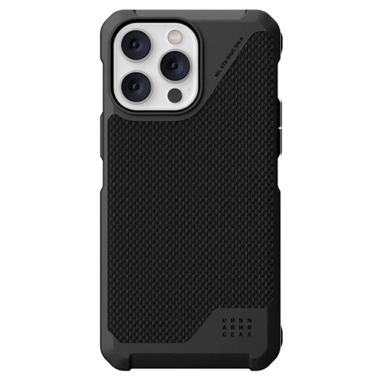 Чохол UAG Metropolis Case for iPhone 14 Pro Max Kevlar Black - ціна, характеристики, відгуки, розстрочка, фото 1