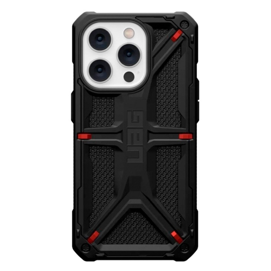 Чохол UAG Monarch Case for iPhone 14 Pro Kevlar Black - цена, характеристики, отзывы, рассрочка, фото 1
