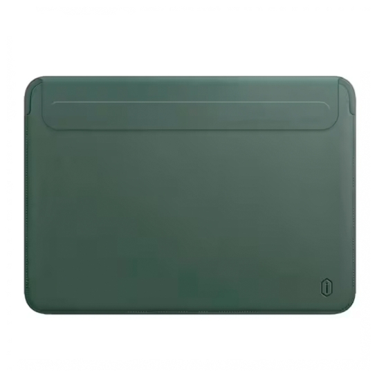 Чохол Wiwu Skin Pro II Leather Sleeve Case for MacBook Pro 14,2" Green - ціна, характеристики, відгуки, розстрочка, фото 1