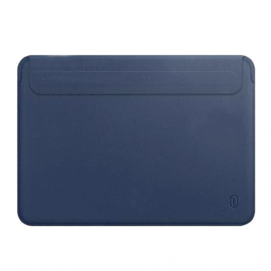 Чохол Wiwu Skin Pro II Leather Sleeve Case for MacBook Pro 14,2" Navy Blue - ціна, характеристики, відгуки, розстрочка, фото 1