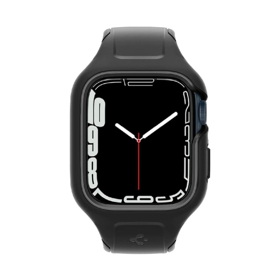 Чохол и ремінець 2 in 1 Spigen for Apple Watch 45 mm Liquid Air Pro Black - ціна, характеристики, відгуки, розстрочка, фото 1