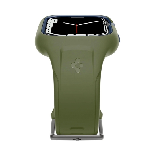 Чохол и ремінець 2 in 1 Spigen for Apple Watch 45 mm Liquid Air Pro Moss Green - ціна, характеристики, відгуки, розстрочка, фото 4