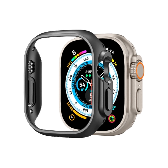 Чехол-накладка Spigen for Apple Watch Ultra 49 mm Thin Fit Black - цена, характеристики, отзывы, рассрочка, фото 3