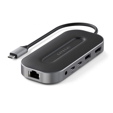 USB-хаб Satechi USB4 Multiport Adapter with with 2.5G Ethernet Space Gray - цена, характеристики, отзывы, рассрочка, фото 1