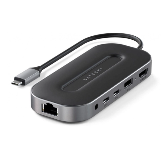 USB-хаб Satechi USB4 Multiport Adapter with with 2.5G Ethernet Space Gray