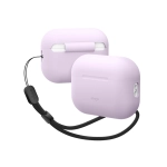 Чохол Elago Silicone Basic Case with Nylon Lanyard for Airpods Pro 2nd Gen Lavender