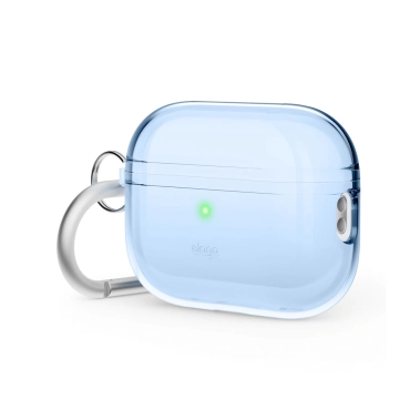 Чехол Elago Clear Hang Case for AirPods Pro 2 Aqua Blue - цена, характеристики, отзывы, рассрочка, фото 1
