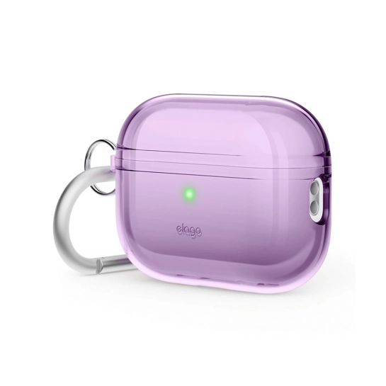 Чехол Elago Clear Hang Case for Airpods Pro 2 Deep Purple