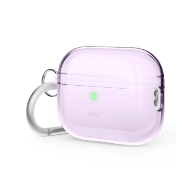 Чехол Elago Clear Hang Case for Airpods Pro 2 Lavender - цена, характеристики, отзывы, рассрочка, фото 1