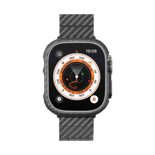 Чохол-накладка Pitaka Air Case for Apple Watch Ultra 49mm Black/Grey - ціна, характеристики, відгуки, розстрочка, фото 1