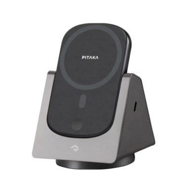Бездротовий зарядний пристрій Pitaka MagEZ Slider 2 Twill Black/Grey - цена, характеристики, отзывы, рассрочка, фото 1