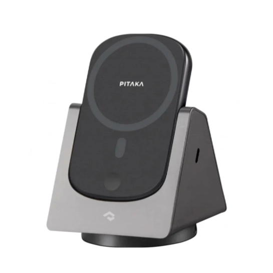 Бездротовий зарядний пристрій Pitaka MagEZ Slider 2 Twill Black/Grey