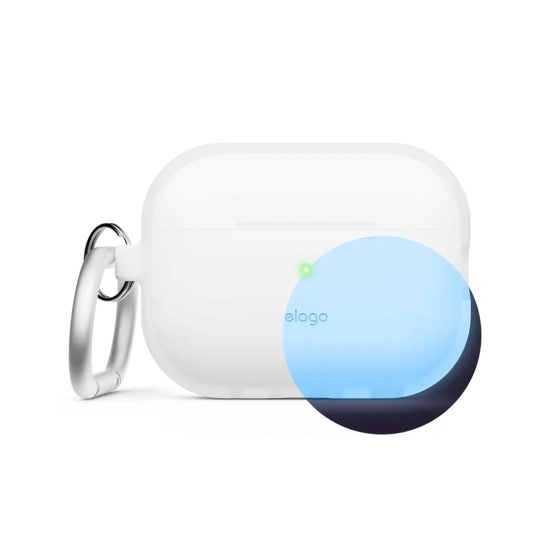 Чехол Elago Silicone Hang Case for Airpods Pro 2nd Gen Nightglow Blue