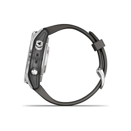 Спортивний годинник Garmin Fenix 7S Pro Solar Silver w. Graphite Band - ціна, характеристики, відгуки, розстрочка, фото 5