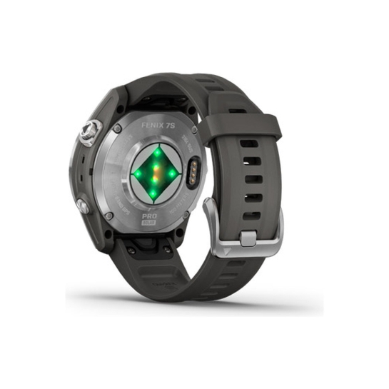 Спортивний годинник Garmin Fenix 7S Pro Solar Silver w. Graphite Band - ціна, характеристики, відгуки, розстрочка, фото 6
