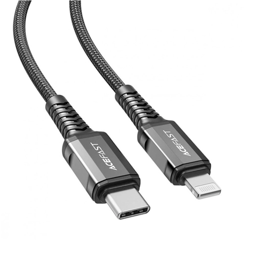 Кабель Acefast C1-01 Type-C to Lightning 30W (1.2m) Black