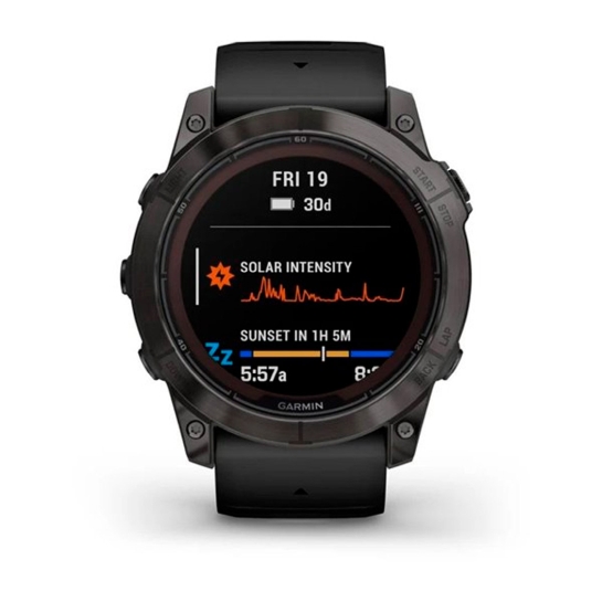 Спортивные часы Garmin Fenix 7X Pro Sapphire Solar Carbon G. DLC Tit. with Black Band - цена, характеристики, отзывы, рассрочка, фото 2