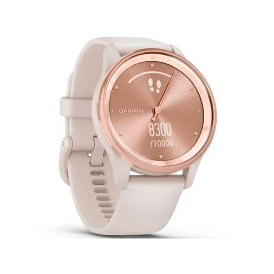 Спортивний годинник Garmin Vivomove Trend White Cream - ціна, характеристики, відгуки, розстрочка, фото 2