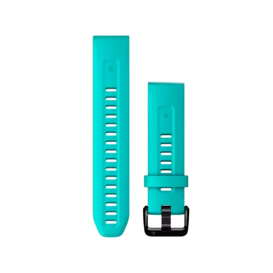 Ремінець Garmin QuickFit 20 Watch Bands Aqua Silicone - ціна, характеристики, відгуки, розстрочка, фото 1