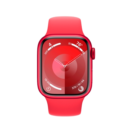 Apple Watch 9 41mm (PRODUCT)RED Aluminum Case with (PRODUCT)RED Sport Band - S/M - ціна, характеристики, відгуки, розстрочка, фото 2