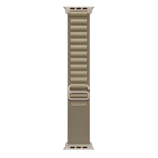 Apple Watch Ultra 2 + LTE 49mm Titanium Case with Olive Alpine Loop - M - ціна, характеристики, відгуки, розстрочка, фото 3