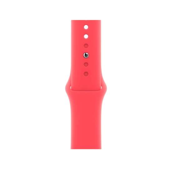 Apple Watch 9 + LTE 41mm Pink Aluminum Case with (PRODUCT)RED Sport Band - цена, характеристики, отзывы, рассрочка, фото 3