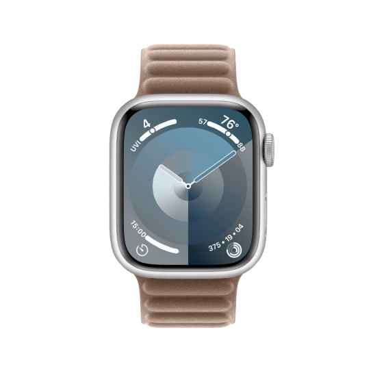 Apple Watch 9 + LTE 41mm Silver Aluminum Case with Taupe Magnetic Link - ціна, характеристики, відгуки, розстрочка, фото 2