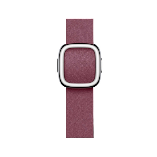 Apple Watch 9 + LTE 41mm Silver Aluminum Case with Mulberry Modern Buckle - цена, характеристики, отзывы, рассрочка, фото 3